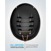 OutdoorMaster Kids Ski Helmet – MIPS Snow Helmet for Boys, Girls & Youth with Durable PC Shell & 12 Vents(Matte Black)