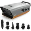 OutdoorMaster 20PSI High Pressure SUP Air Pump, The Cachalot 2 Mini Paddle Board Pump, Intelligent Dual Stage Inflation & Auto-Off, Deflation Function, 12V DC Car Connector for Inflatable SUP Boards(Cachalot)