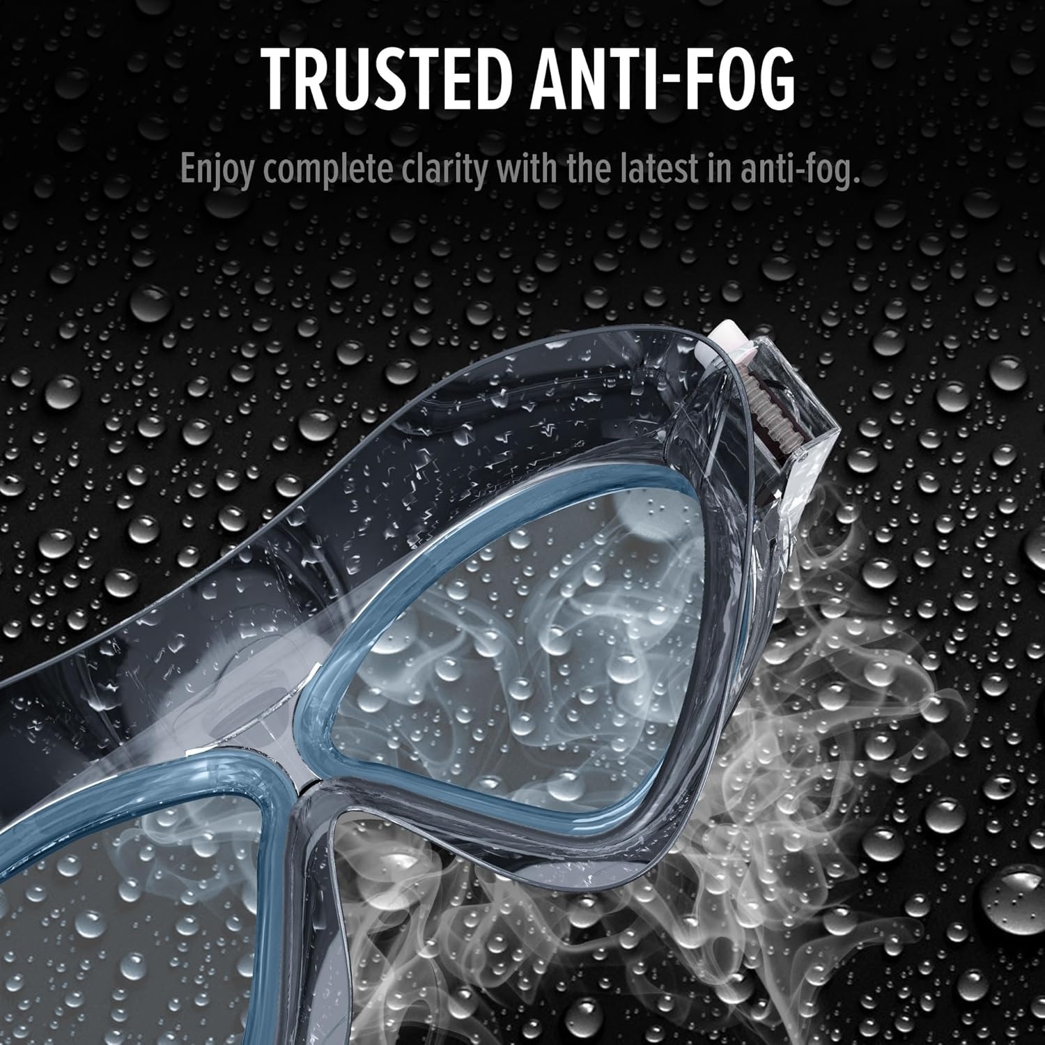 image:imageOutdoorMaster Swim Mask Wide View Swimming Mask amp Goggles Antifog WaterproofAlight Blue