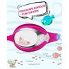 OutdoorMaster Kids Swim Goggles 2 Pack – Quick Adjustable Strap Swimming Goggles for Kids(Silver Pink)