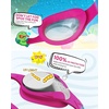 OutdoorMaster Kids Swim Goggles 2 Pack – Quick Adjustable Strap Swimming Goggles for Kids(Silver Pink)