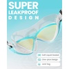OutdoorMaster Swim Mask – Wide View Swimming Mask & Goggles Anti-fog Waterproof(A-blue Mirror)