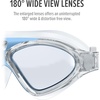 OutdoorMaster Swim Mask – Wide View Swimming Mask & Goggles Anti-fog Waterproof(A-light Blue)