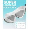 OutdoorMaster Swim Mask – Wide View Swimming Mask & Goggles Anti-fog Waterproof(A-silver Mirror)