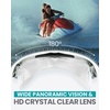 OutdoorMaster Swim Mask – Wide View Swimming Mask & Goggles Anti-fog Waterproof(A-silver Mirror)