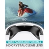 OutdoorMaster Swim Mask – Wide View Swimming Mask & Goggles Anti-fog Waterproof(B-silver)