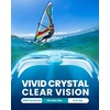 OutdoorMaster Goby Swim Goggles, Anti-fog Swimming Goggles No Leaking UV Protetion Adults Men Women Youth(Light Blue)