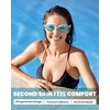 OutdoorMaster Goby Swim Goggles, Anti-fog Swimming Goggles No Leaking UV Protetion Adults Men Women Youth(Light Blue)