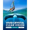 OutdoorMaster Goby Swim Goggles, Anti-fog Swimming Goggles No Leaking UV Protetion Adults Men Women Youth(Mirrored Blue)