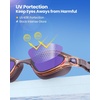 OutdoorMaster Goby Swim Goggles, Anti-fog Swimming Goggles No Leaking UV Protetion Adults Men Women Youth(Plum)