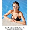 OutdoorMaster Goby Swim Goggles, Anti-fog Swimming Goggles No Leaking UV Protetion Adults Men Women Youth(Plum)