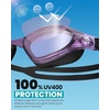 OutdoorMaster Goby Swim Goggles, Anti-fog Swimming Goggles No Leaking UV Protetion Adults Men Women Youth(Purple)