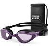 OutdoorMaster Goby Swim Goggles, Anti-fog Swimming Goggles No Leaking UV Protetion Adults Men Women Youth(Purple)