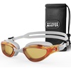 OutdoorMaster Goby Swim Goggles, Anti-fog Swimming Goggles No Leaking UV Protetion Adults Men Women Youth(Rose)