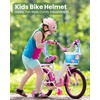 OutdoorMaster Kids Bike Helmet – Protective, Adjustable, Lightweight, Comfortable – Multi-Sport for Boys and Girls, 2 Sizes(Dinosaur Pink)