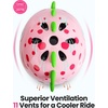OutdoorMaster Kids Bike Helmet – Protective, Adjustable, Lightweight, Comfortable – Multi-Sport for Boys and Girls, 2 Sizes(Dinosaur Pink)