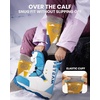 OutdoorMaster Merino Wool Ski Socks for Kids, Boys & Girls, Thermal Winter Warm Snowboarding Socks for Cold Weather(Dust Gray – 2 Pack)