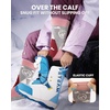 OutdoorMaster Merino Wool Ski Socks for Kids, Boys & Girls, Thermal Winter Warm Snowboarding Socks for Cold Weather(Pink Gray)