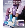 OutdoorMaster Merino Wool Ski Socks for Kids, Boys & Girls, Thermal Winter Warm Snowboarding Socks for Cold Weather(Z -Purple)