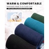 OutdoorMaster Ski Socks, 2-Pair Pack Skiing and Snowboarding Thermal Socks for Men with Non-Slip Cuff Design(Black)