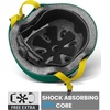 OutdoorMaster Kids Bike Helmet, Adjustable for Cycling & Skating | ABS shell + EPS foam, Breathable washable liners, CPSC certified, Adjustable dial & strap, Toddler to youth fit(Dark Green)