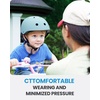 OutdoorMaster Kids Bike Helmet, Adjustable for Cycling & Skating | ABS shell + EPS foam, Breathable washable liners, CPSC certified, Adjustable dial & strap, Toddler to youth fit(Matte Mint)