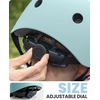 OutdoorMaster Kids Bike Helmet, Adjustable for Cycling & Skating | ABS shell + EPS foam, Breathable washable liners, CPSC certified, Adjustable dial & strap, Toddler to youth fit(Matte Mint)