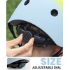 OutdoorMaster Kids Bike Helmet, Adjustable for Cycling & Skating | ABS shell + EPS foam, Breathable washable liners, CPSC certified, Adjustable dial & strap, Toddler to youth fit(Blue Green Blue)
