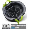 OutdoorMaster Kids Bike Helmet, Adjustable for Cycling & Skating | ABS shell + EPS foam, Breathable washable liners, CPSC certified, Adjustable dial & strap, Toddler to youth fit(Black-green)