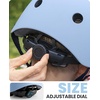 OutdoorMaster Kids Bike Helmet, Adjustable for Cycling & Skating | ABS shell + EPS foam, Breathable washable liners, CPSC certified, Adjustable dial & strap, Toddler to youth fit(Baby Blue)