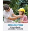 OutdoorMaster Kids Bike Helmet, Adjustable for Cycling & Skating | ABS shell + EPS foam, Breathable washable liners, CPSC certified, Adjustable dial & strap, Toddler to youth fit(Matte Yellow)