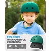 OutdoorMaster Kids Bike Helmet, Adjustable for Cycling & Skating | ABS shell + EPS foam, Breathable washable liners, CPSC certified, Adjustable dial & strap, Toddler to youth fit(Dark Green)