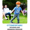 OutdoorMaster Kids Bike Helmet, Adjustable for Cycling & Skating | ABS shell + EPS foam, Breathable washable liners, CPSC certified, Adjustable dial & strap, Toddler to youth fit(Matte Orange)