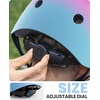 OutdoorMaster Kids Bike Helmet, Adjustable for Cycling & Skating | ABS shell + EPS foam, Breathable washable liners, CPSC certified, Adjustable dial & strap, Toddler to youth fit(Orange Pink Blue)
