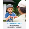 OutdoorMaster Kids Bike Helmet, Adjustable for Cycling & Skating | ABS shell + EPS foam, Breathable washable liners, CPSC certified, Adjustable dial & strap, Toddler to youth fit(Matte Gray)