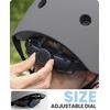 OutdoorMaster Kids Bike Helmet, Adjustable for Cycling & Skating | ABS shell + EPS foam, Breathable washable liners, CPSC certified, Adjustable dial & strap, Toddler to youth fit(Matte Gray)