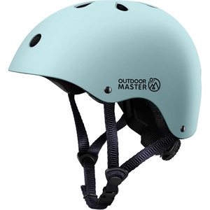 OutdoorMaster Kids Bike Helmet, Adjustable for Cycling & Skating | ABS shell + EPS foam, Breathable washable liners, CPSC certified, Adjustable dial & strap, Toddler to youth fit(Matte Mint)