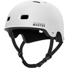 OutdoorMaster Beetles Snug Skateboard Bike Helmet for Adults, Youth | Two Removable Liners Ventilation Certified Multi-Sport Helmet for Cycling Commuter Scooter Roller Skating Longboard(Pearl White)