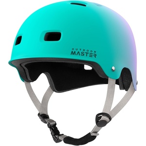 OutdoorMaster Beetles Snug Skateboard Bike Helmet for Adults, Youth | Two Removable Liners Ventilation Certified Multi-Sport Helmet for Cycling Commuter Scooter Roller Skating Longboard(Fuschia Teal)