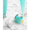OutdoorMaster Beach Cabana with Fringes, 6′ x 6′ Beach Canopy for Sand(Light Green-a)